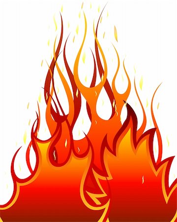 simsearch:400-04159167,k - Inferno fire vector background for design use Stock Photo - Budget Royalty-Free & Subscription, Code: 400-04159164