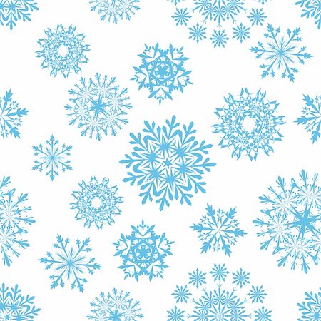 simsearch:400-04635890,k - Seamless snowflakes background for winter and christmas theme Stock Photo - Budget Royalty-Free & Subscription, Code: 400-04159204