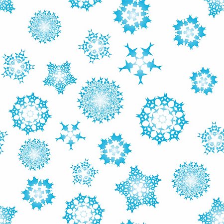 simsearch:400-04635890,k - Seamless snowflakes background for winter and christmas theme Stock Photo - Budget Royalty-Free & Subscription, Code: 400-04159207