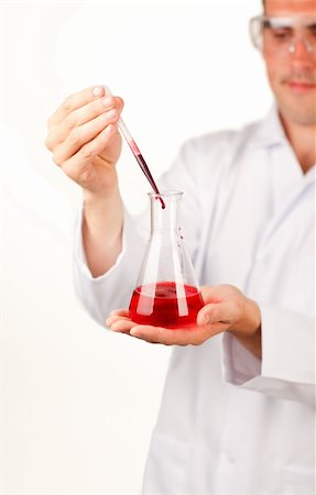 simsearch:649-07279795,k - Young scientist conducting  blood to a test-tube Stock Photo - Budget Royalty-Free & Subscription, Code: 400-04150629