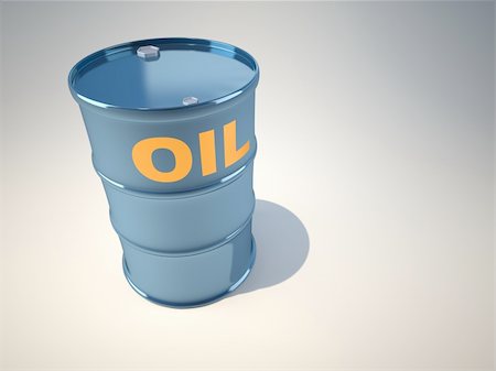 A simple oil drum  - illustration rendered in 3d Stock Photo - Budget Royalty-Free & Subscription, Code: 400-04152865