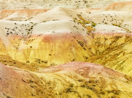 simsearch:400-03948680,k - Rugged terrain in Badlands National Park, South Dakota. Horizontal shot. Stock Photo - Budget Royalty-Free & Subscription, Code: 400-04169618