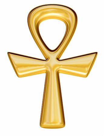 egypt accessory - Original illustration of an isolated Egyptian Ankh Stock Photo - Budget Royalty-Free & Subscription, Code: 400-04160610