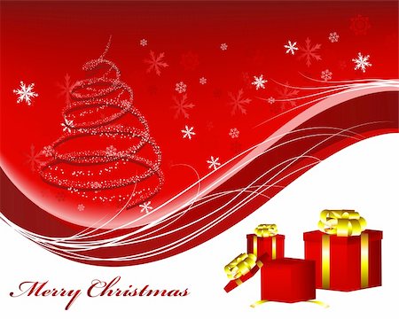 simsearch:400-05234356,k - Beautiful vector Christmas (New Year) background for design use Stock Photo - Budget Royalty-Free & Subscription, Code: 400-04160936
