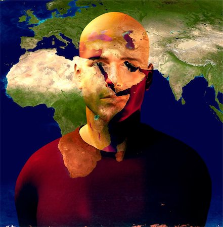 saudi arabia people - Middle East Superimposed on Mans Face Stock Photo - Budget Royalty-Free & Subscription, Code: 400-04161212