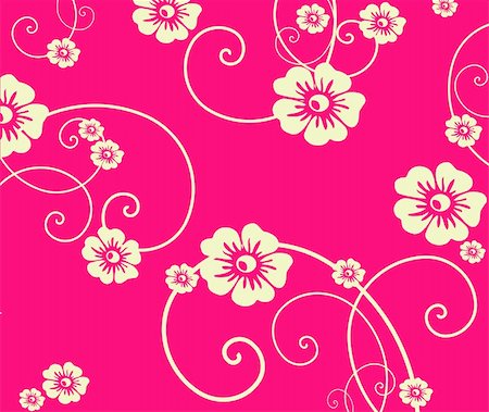 simsearch:400-05235562,k - illustration drawing of beautiful flower seamless pattern Stock Photo - Budget Royalty-Free & Subscription, Code: 400-04177181