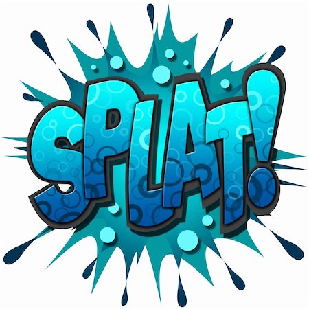 splat background patterns - A Splat Comic Book Illustration Isolated on  White Background Stock Photo - Budget Royalty-Free & Subscription, Code: 400-04179712