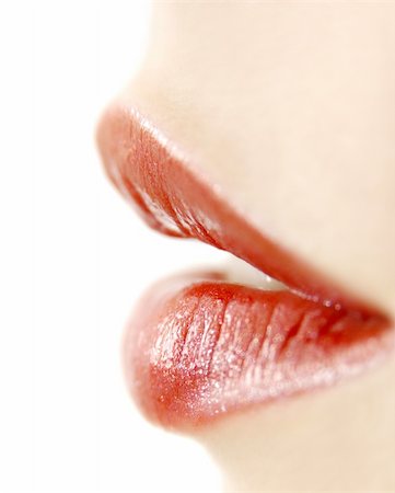 simsearch:400-04932680,k - girls sexy red lips on white background Stock Photo - Budget Royalty-Free & Subscription, Code: 400-04172115
