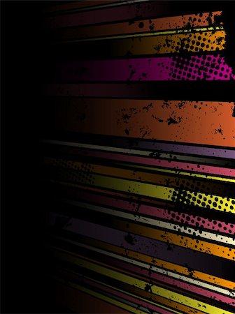 Abstract Grunge Stripe Background in several colors. Vector Image. Photographie de stock - Aubaine LD & Abonnement, Code: 400-04186120