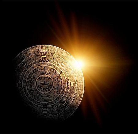 simsearch:400-06328626,k - Sun and Maya calendar. 3d render Stock Photo - Budget Royalty-Free & Subscription, Code: 400-04187419