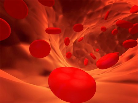 dwarf - Many red erythrocytes, floating on an artery Stock Photo - Budget Royalty-Free & Subscription, Code: 400-04187413