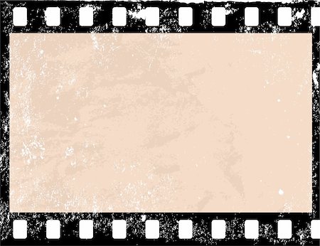simsearch:400-05102933,k - Illustration of a grunge filmstrip frame Stock Photo - Budget Royalty-Free & Subscription, Code: 400-04182086
