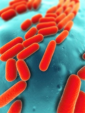 3d rendered close up of some isolated bacteria Stock Photo - Budget Royalty-Free & Subscription, Code: 400-04191100