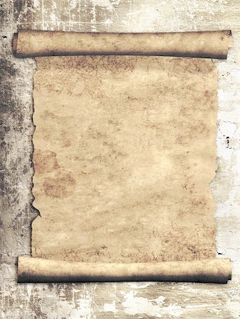 Grunge background with old scroll Stock Photo - Budget Royalty-Free & Subscription, Code: 400-04193662