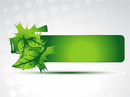 simsearch:400-05363320,k - vector green leaves on background with space for your text Photographie de stock - Aubaine LD & Abonnement, Code: 400-04206406