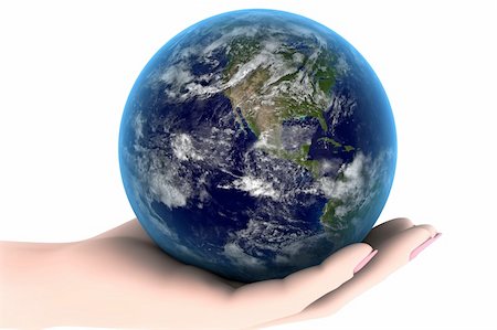 simsearch:400-06089187,k - The earth planet in a woman's hand Stock Photo - Budget Royalty-Free & Subscription, Code: 400-04200133