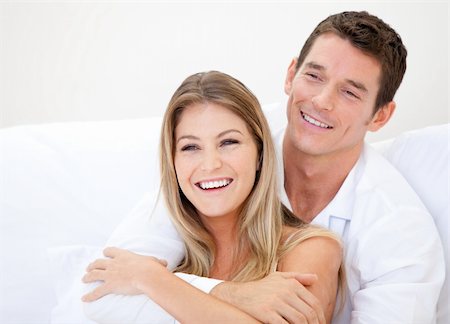 simsearch:400-04195864,k - Caucasian couple against a white background Stock Photo - Budget Royalty-Free & Subscription, Code: 400-04200376