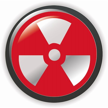 simsearch:400-06100945,k - vector. radioactive sign symbol icon Stock Photo - Budget Royalty-Free & Subscription, Code: 400-04200914