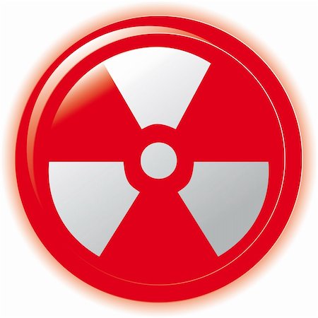 simsearch:400-06100945,k - vector. radioactive sign symbol icon Stock Photo - Budget Royalty-Free & Subscription, Code: 400-04200915