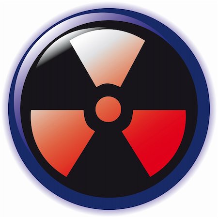 simsearch:400-06100945,k - vector. radioactive sign symbol icon Stock Photo - Budget Royalty-Free & Subscription, Code: 400-04200913
