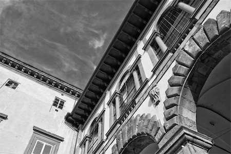 Architecture and Arts Detail of Lucca in Tuscany, Italy Stock Photo - Budget Royalty-Free & Subscription, Code: 400-04201719