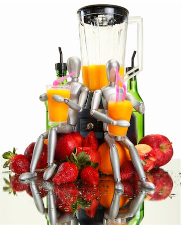 pourer - Fruit Daiquiris for dummies bar and blender Stock Photo - Budget Royalty-Free & Subscription, Code: 400-04202557
