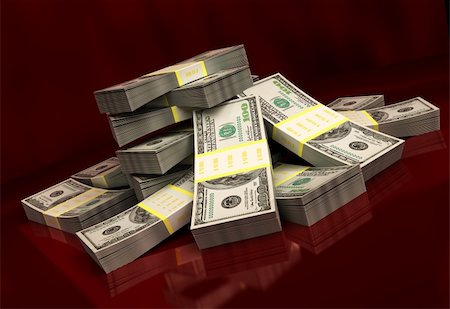 simsearch:400-08891312,k - 3d illustration of dollars over dark red background Stock Photo - Budget Royalty-Free & Subscription, Code: 400-04202686