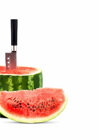 simsearch:400-04386768,k - Big red watermelon isolated on white background Stock Photo - Budget Royalty-Free & Subscription, Code: 400-04202841