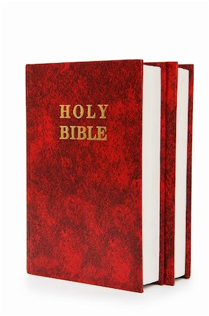 simsearch:400-05890930,k - Bible book isolated on the white background Stock Photo - Budget Royalty-Free & Subscription, Code: 400-04214158