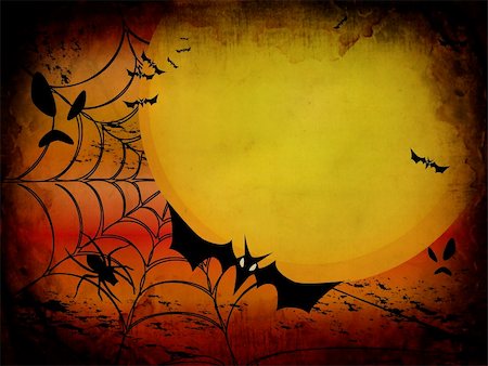 simsearch:400-05254177,k - Grunge halloween card or background in orange and red design. Vector also available Stock Photo - Budget Royalty-Free & Subscription, Code: 400-04215168