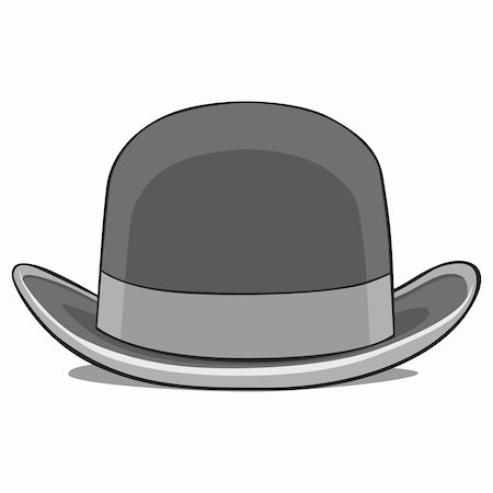 simsearch:400-05287348,k - fully editable vector illustration of one hat derby Stock Photo - Budget Royalty-Free & Subscription, Code: 400-04216474