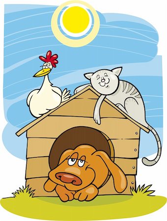 simsearch:400-04214443,k - Illustration of Happy farm animals Stock Photo - Budget Royalty-Free & Subscription, Code: 400-04216503