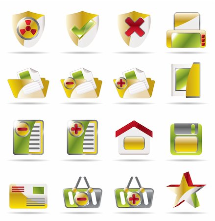 simsearch:400-04274313,k - Internet and Website buttons and icons Vector Icon Set 2 Stock Photo - Budget Royalty-Free & Subscription, Code: 400-04211328