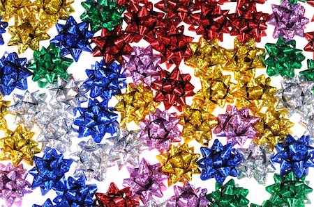 simsearch:400-05381288,k - Multi-coloured bows isolated on white background Stock Photo - Budget Royalty-Free & Subscription, Code: 400-04225831