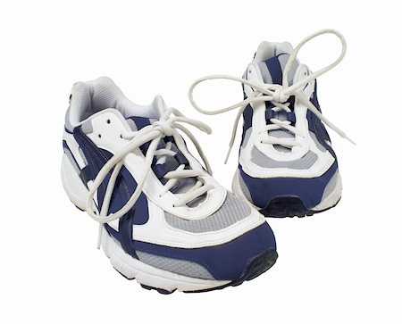 simsearch:400-05318197,k - Sport shoes isolated on the white background Foto de stock - Super Valor sin royalties y Suscripción, Código: 400-04226570