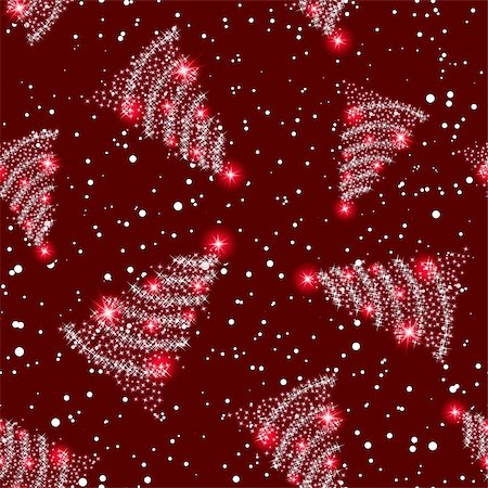 simsearch:400-05701670,k - Beautiful vector Christmas (New Year) seamless background for design use Stock Photo - Budget Royalty-Free & Subscription, Code: 400-04228315