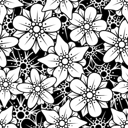 simsearch:400-04746640,k - Floral seamless background Stock Photo - Budget Royalty-Free & Subscription, Code: 400-04228437