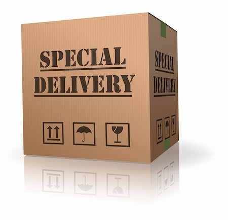 simsearch:400-05735817,k - special delivery important shipment special package sending Stock Photo - Budget Royalty-Free & Subscription, Code: 400-04229195
