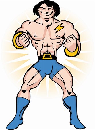 simsearch:400-05741668,k - An image of a muscular hero. Stock Photo - Budget Royalty-Free & Subscription, Code: 400-04221162