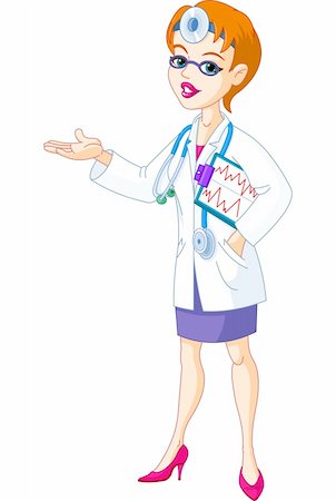 Young  smiling Doctor with clipboard showing Stock Photo - Budget Royalty-Free & Subscription, Code: 400-04223800