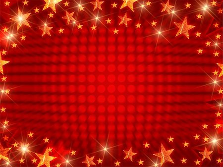 simsearch:400-05006261,k - red christmas background with stars, lights and dots Stock Photo - Budget Royalty-Free & Subscription, Code: 400-04223811