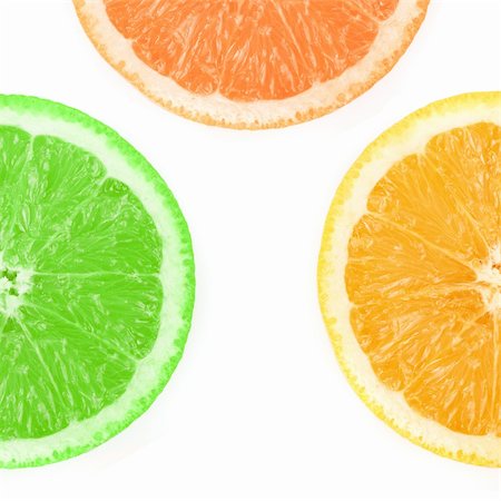 simsearch:400-04716078,k - Citrus Slices isolated on a white background Stock Photo - Budget Royalty-Free & Subscription, Code: 400-04235919