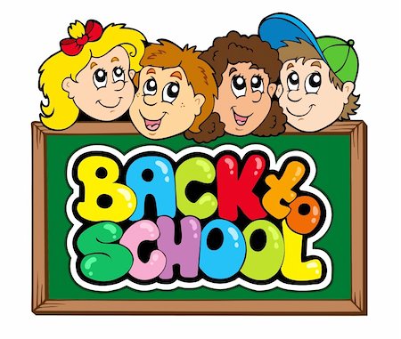 simsearch:400-05896424,k - Back to school theme 5 - vector illustration. Stock Photo - Budget Royalty-Free & Subscription, Code: 400-04236210