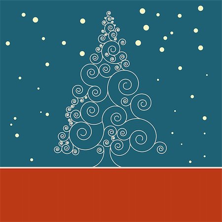simsearch:400-05707989,k - Retro christmas card Template. EPS 8 vector file included Stock Photo - Budget Royalty-Free & Subscription, Code: 400-04237081