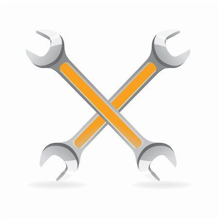 simsearch:400-05240852,k - illustration of tools icon on white background Stock Photo - Budget Royalty-Free & Subscription, Code: 400-04237245