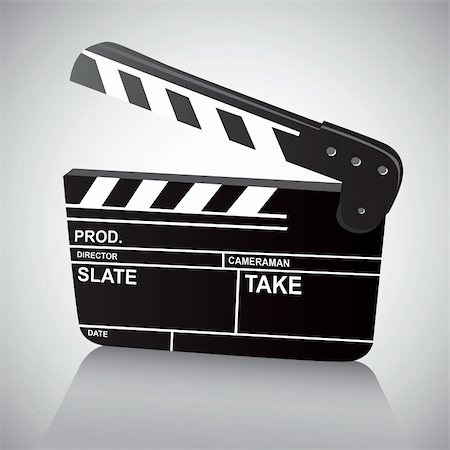 Film Clapboard With Space For Your Text Stock Photo - Budget Royalty-Free & Subscription, Code: 400-04231439