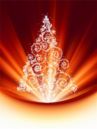simsearch:400-04659792,k - Christmas tree card. EPS 8 vector file included Stock Photo - Budget Royalty-Free & Subscription, Code: 400-04240165
