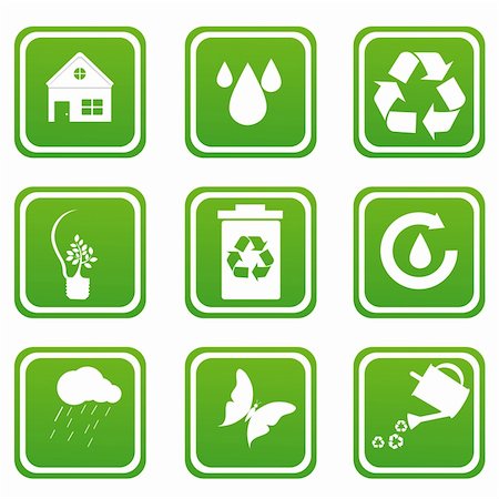simsearch:400-04917651,k - illustration of set of recycle icons Stock Photo - Budget Royalty-Free & Subscription, Code: 400-04240293
