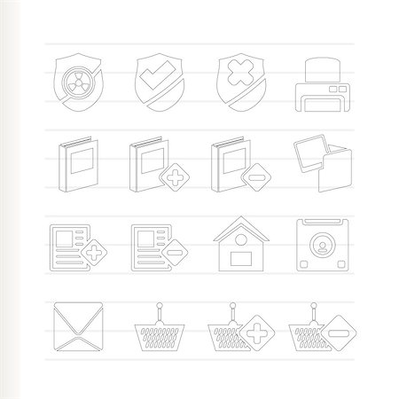 simsearch:400-04274313,k - Internet and Website buttons and icons -  Vector icon set Stock Photo - Budget Royalty-Free & Subscription, Code: 400-04241909