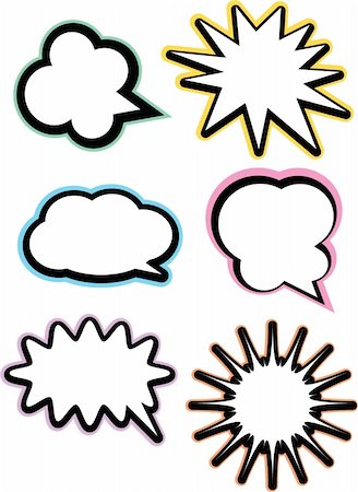 simsearch:400-04320168,k - Stock Vector Illustration:  talk bubble-vector Stock Photo - Budget Royalty-Free & Subscription, Code: 400-04242852